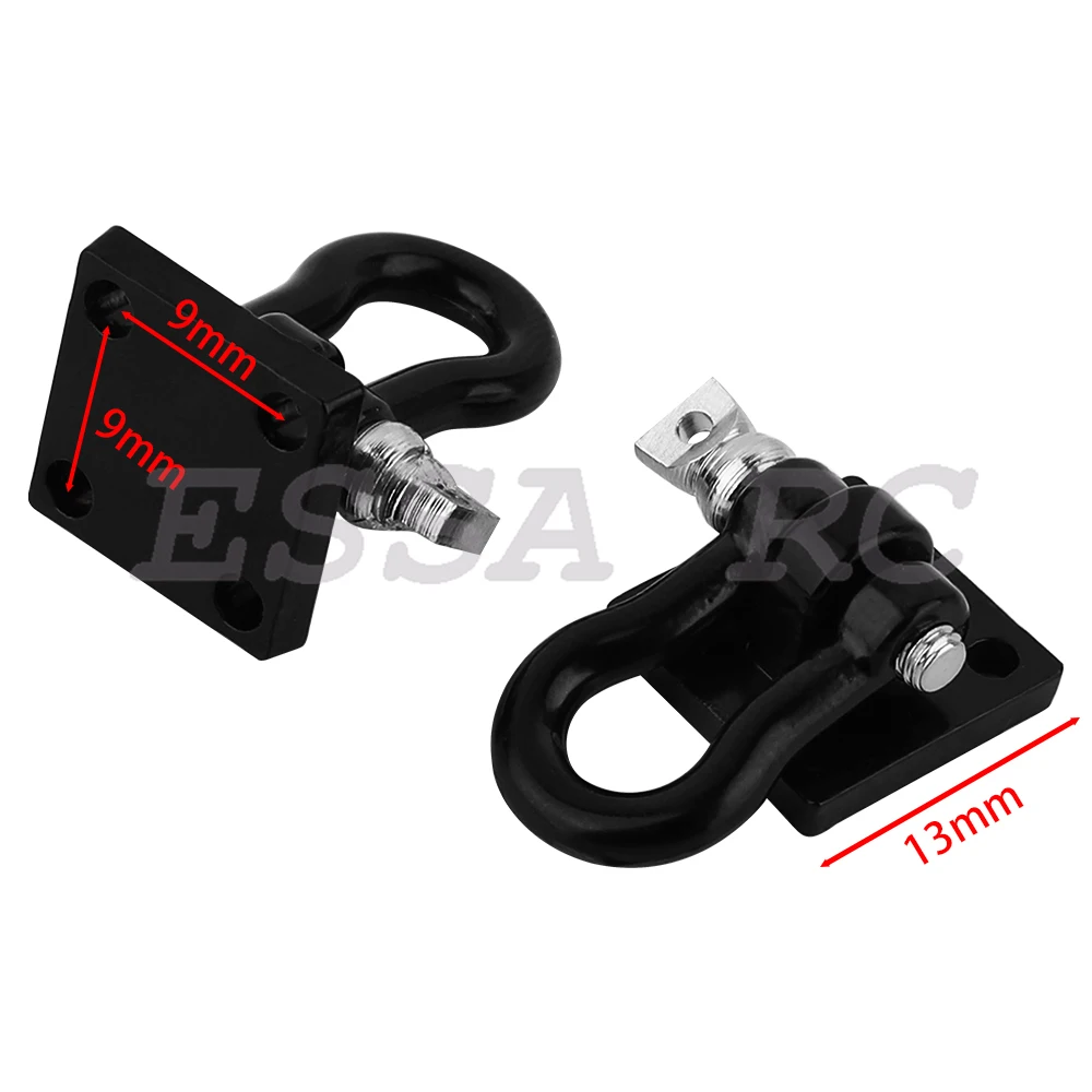 1/10 RC Trailer Tow Hook โลหะอุปกรณ์เสริมอัพเกรดสําหรับ 1:10 RC Crawler รถ Axial SCX10 90046 AXI03007 Capra อะไหล่อัพเกรด