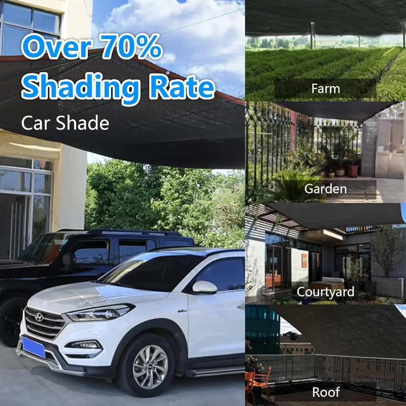 

Black Uv Resistant Sunshade Net, Thickened And Encrypted Sunshade Net, Sun Insulation Outdoor Sunshade Cloth