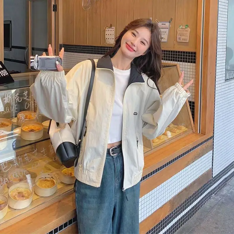 

Autumn Jackets 2025 Woman Plus Size Women Tweed High-End Button Front Pocket Pure Simple Basic Ladies Style Fashion Outerwear