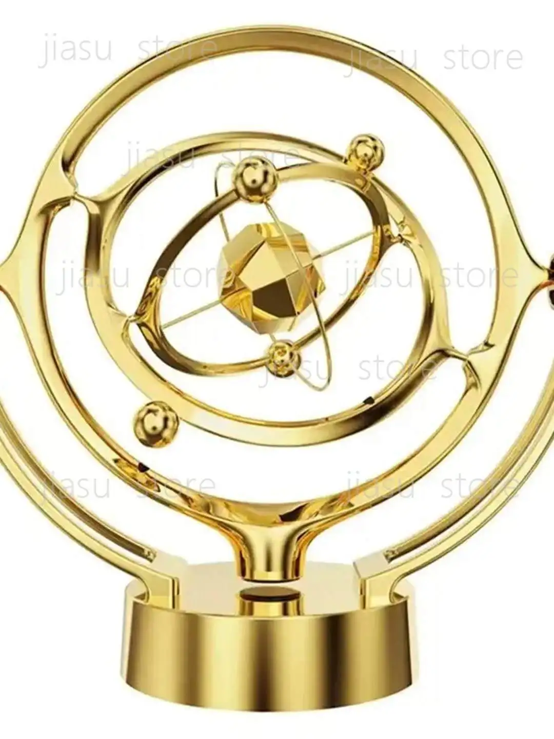 Magnetic Swing Earth Orbit Ornament, Kinetic Perpetual Motion Desktop Globe, Rotating Celestial Model Creative Decor