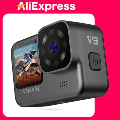 새로운 CERASTES V9 4K WiFi 손떨림 방지 액션 카메라 원격 제어 화면으로 이동 방수 스포츠 카메라 프로 드라이브 recorde