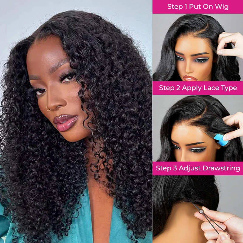 

5x5 wear go бесклеевой парик, невидимые натуральные черные вьющиеся парики, глубокая волна, человеческие волосы, предварительно выщипанные, hd 360, полный парик спереди, волосы