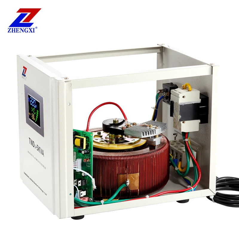 Imagem -03 - Estabilizador de Tensão Monofásico Automático Altamente Preciso tipo Normal Inteligência 5kw Tnd5 5kva 220v ac