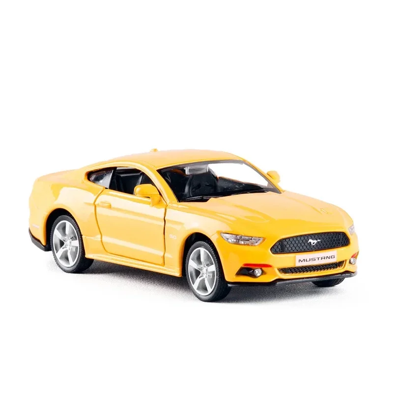 Simulateur Hoge Rmz Stad Diecast 1:36 Ford Mustang Gt, modèle de voiture, nervure de lit arrière automatique, métal