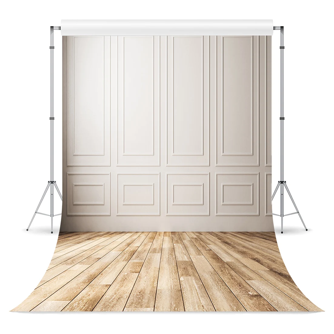 Vintage Castle White Room European Wall Photocall Wooden Floor Background Portrait Wedding Photography Backdrop For Photo Studio