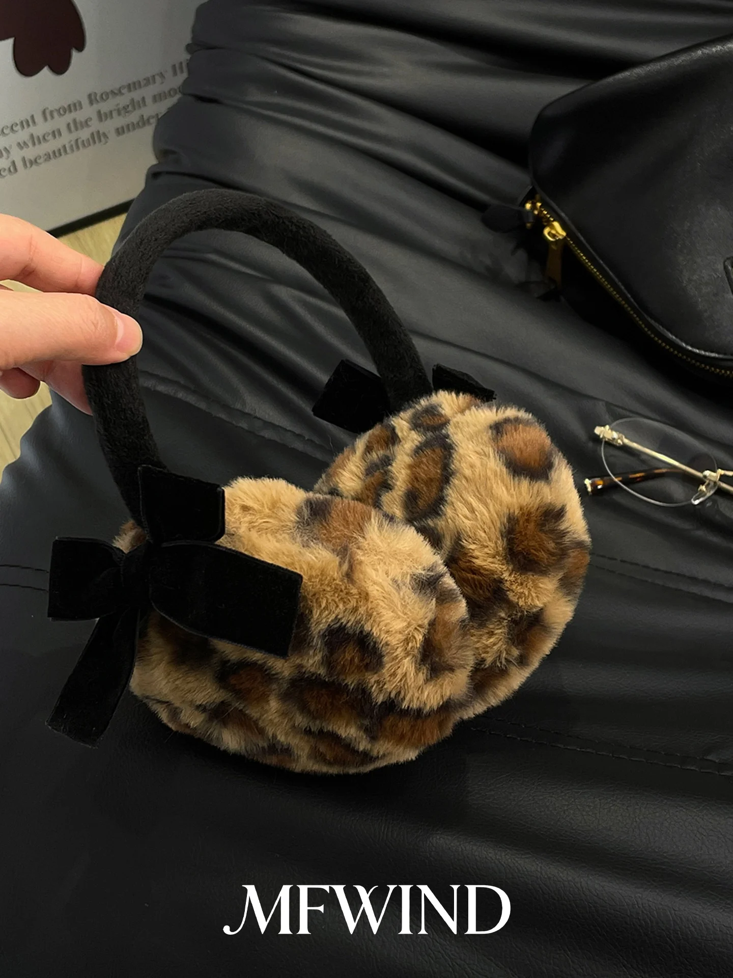 cute-knot-leopard-print-plush-ear-muffs-women's-winter-warm-ear-protection-ear-covers-stylish-design-ear-warmers
