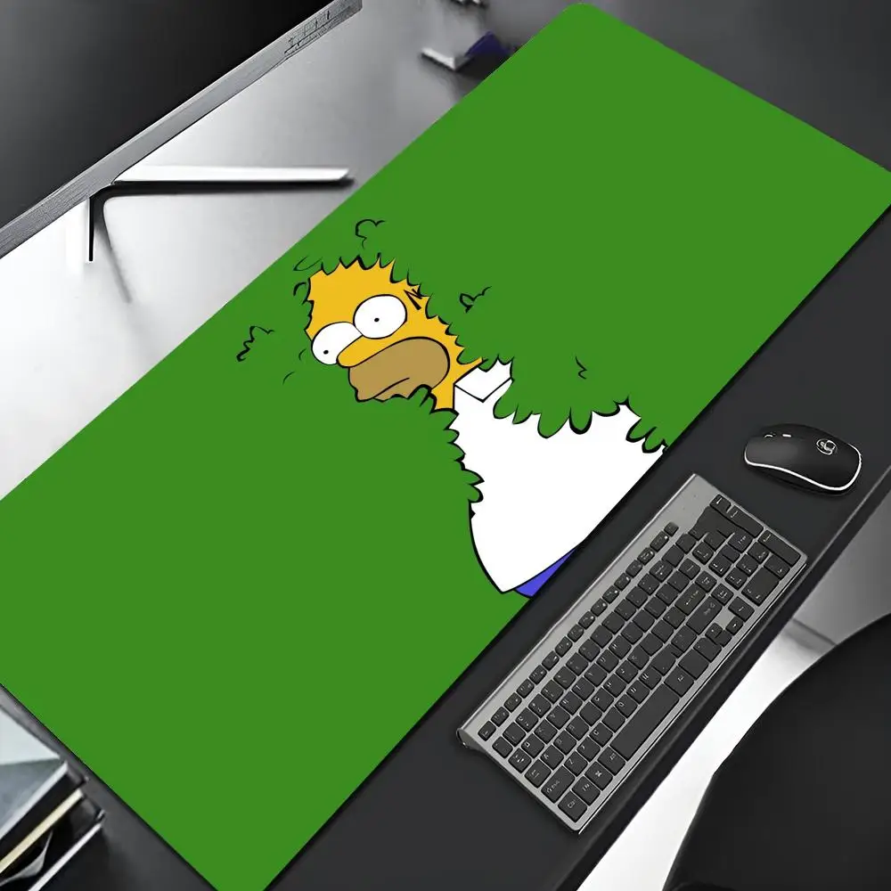 Cartoon The S-Sim-psonsES Mouse Pad Edge Big Gaming Locking Computer Gamer Large Cool Rubber Art Mousepad Laptop Desk Mat