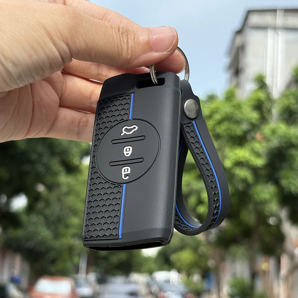 Soft Key Fob Case  For Chery Tiggo 5x Sport Exeed Tiggo 8 Pro 3x 5x 7 Pro Holder Key Case Cover Accessories