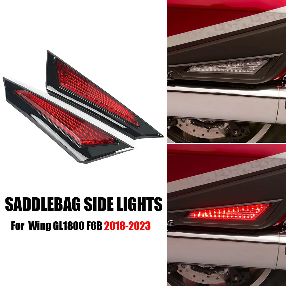 NEW Motorcycle Saddlebag Side Indicator LED Marker Lights Decorative Lamp For Honda Goldwing GL1800 GL1800 F6B 2018-2023