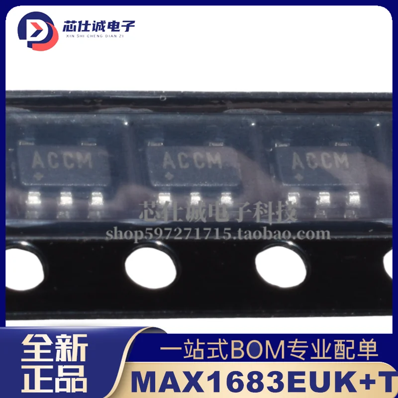 MAX1683EUK+ Silkscreen ACCM SOT23 AC-DC Regulator Controller Power Electronics Switching Chip ICs