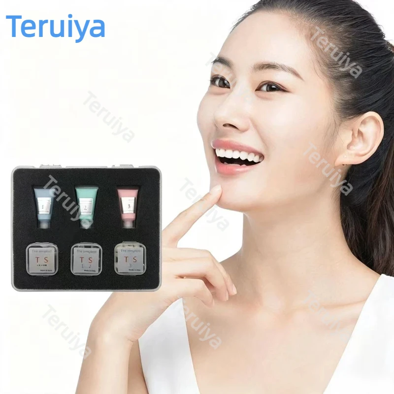 Nano Relief Polishing TS Kit, Dental Cosmetic Polishing Materials, Universal Teeth Whitening Veneer Kit for Oral Beauty Restorat