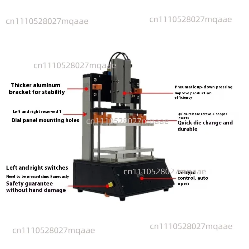 for Time-Delay Pneumatic PCB Jig Universal Test Frame PCBA Tester Fixture Stroke 60MM ICT Circuit Board Test Frame