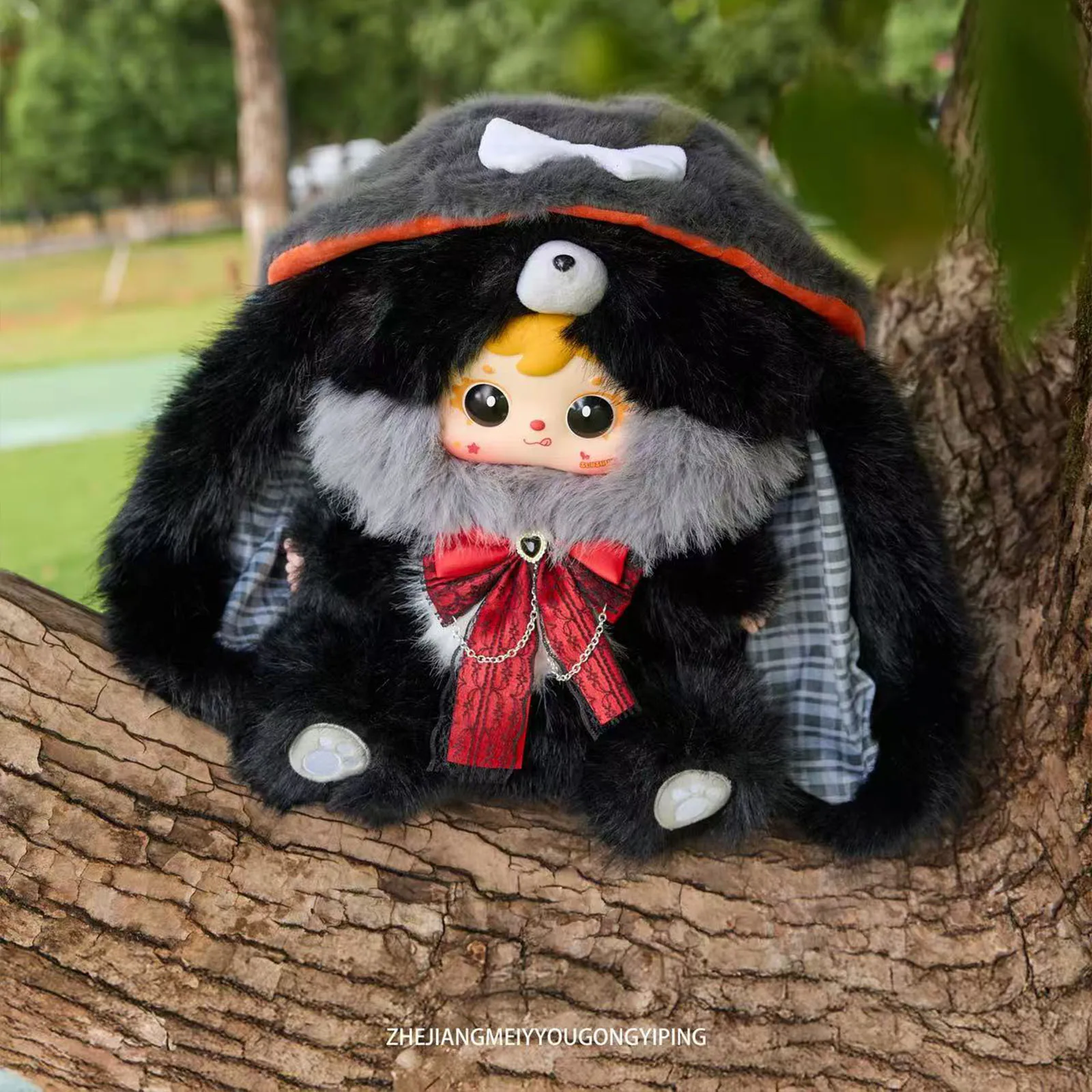 Samuel Fluffy Ear Fairy Traces 800% Series Vinyl Doll Blind Box Toy Ornament Sofa Big Ear Hug Pillow Cute Doll Mystery Box Gifts