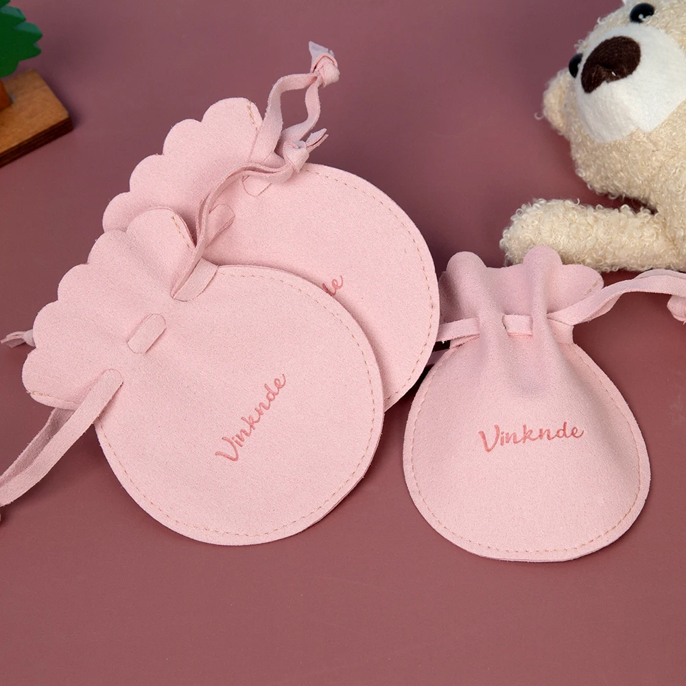 

50/100 шт. 8x10 см Мешочки из микрофибры на шнурке для ювелирных изделий с индивидуальной печатью, на заказ с логотипом, бархатные мешочки-калабаш, упаковка для свадебных подарков