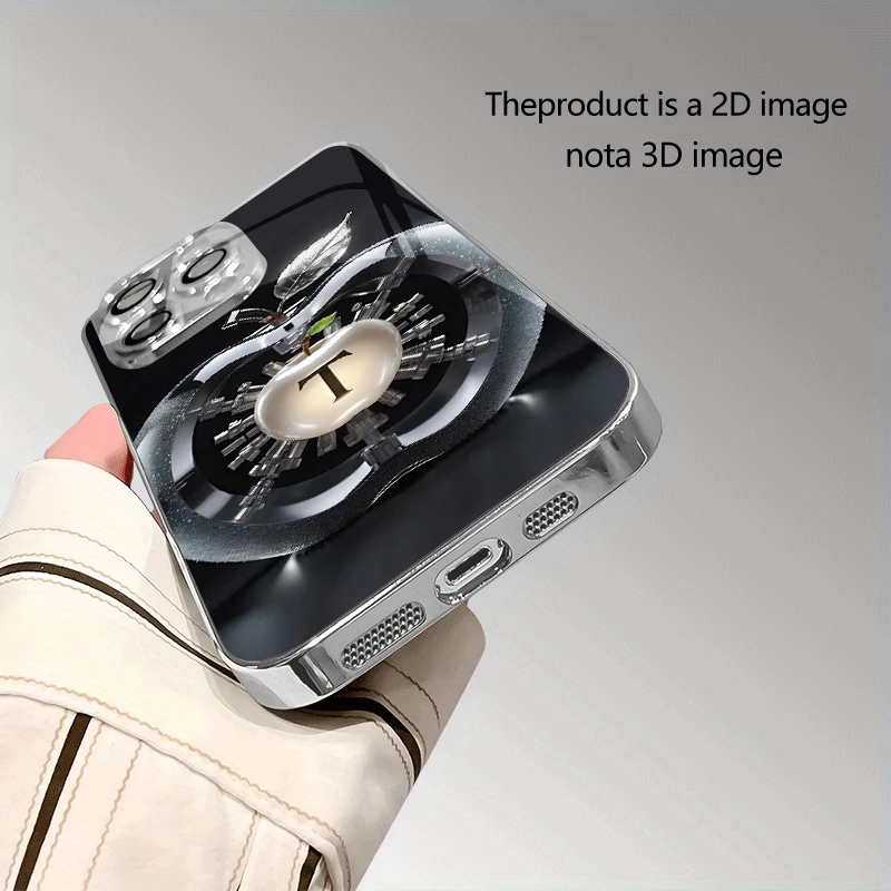 PROTECT The Charm of the Mechanical Apple for iPhone 17/16e/16/15/14/13/12/Max/11/Pro/Plus Luxury Tempered Glass Protective Case