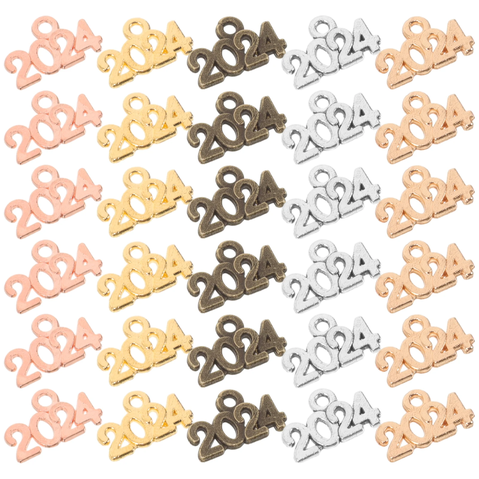 

100 Pcs Retro Pendant Bracelet Jewelry Making Charms Pendants for Earrings Necklace Alloy