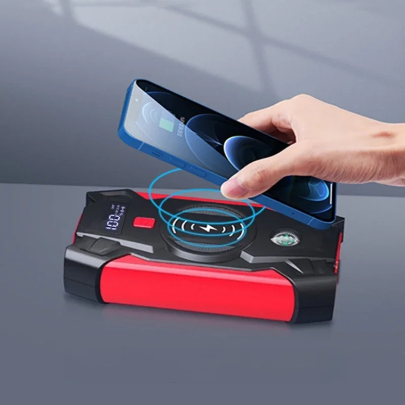 New12V 10000mAh Car Jump Starter Portable Car Battery Booster Charger Power Bank For 12V 6.0L Fuel Vehicle、4.0L Diesel Vehicle