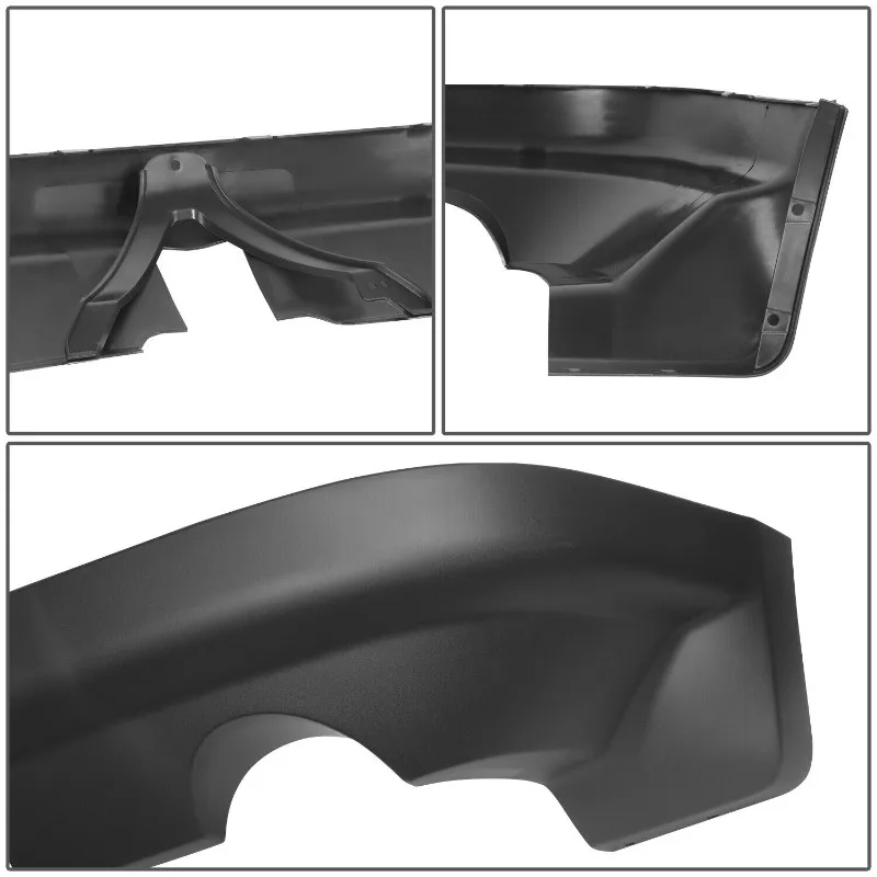 US For 2007 2008 2009 2010  Ford Edge SE SEL w/Tow Hook Hole Gray Textured Rear Lower Bumper Cover