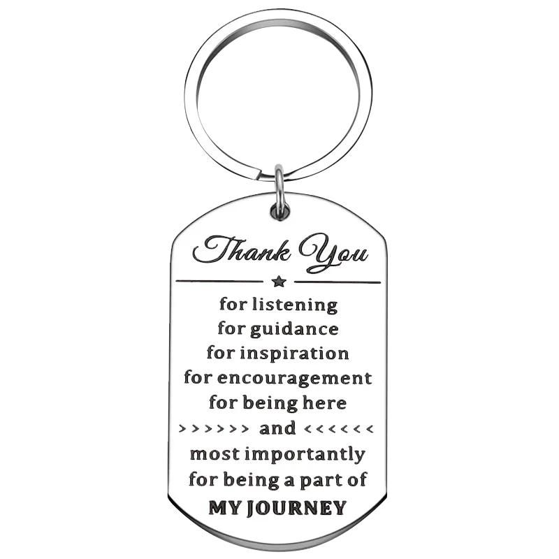 BodiAppreciation Keychain Pendant, Thank You Key, JOCoworker Leaving Gifts