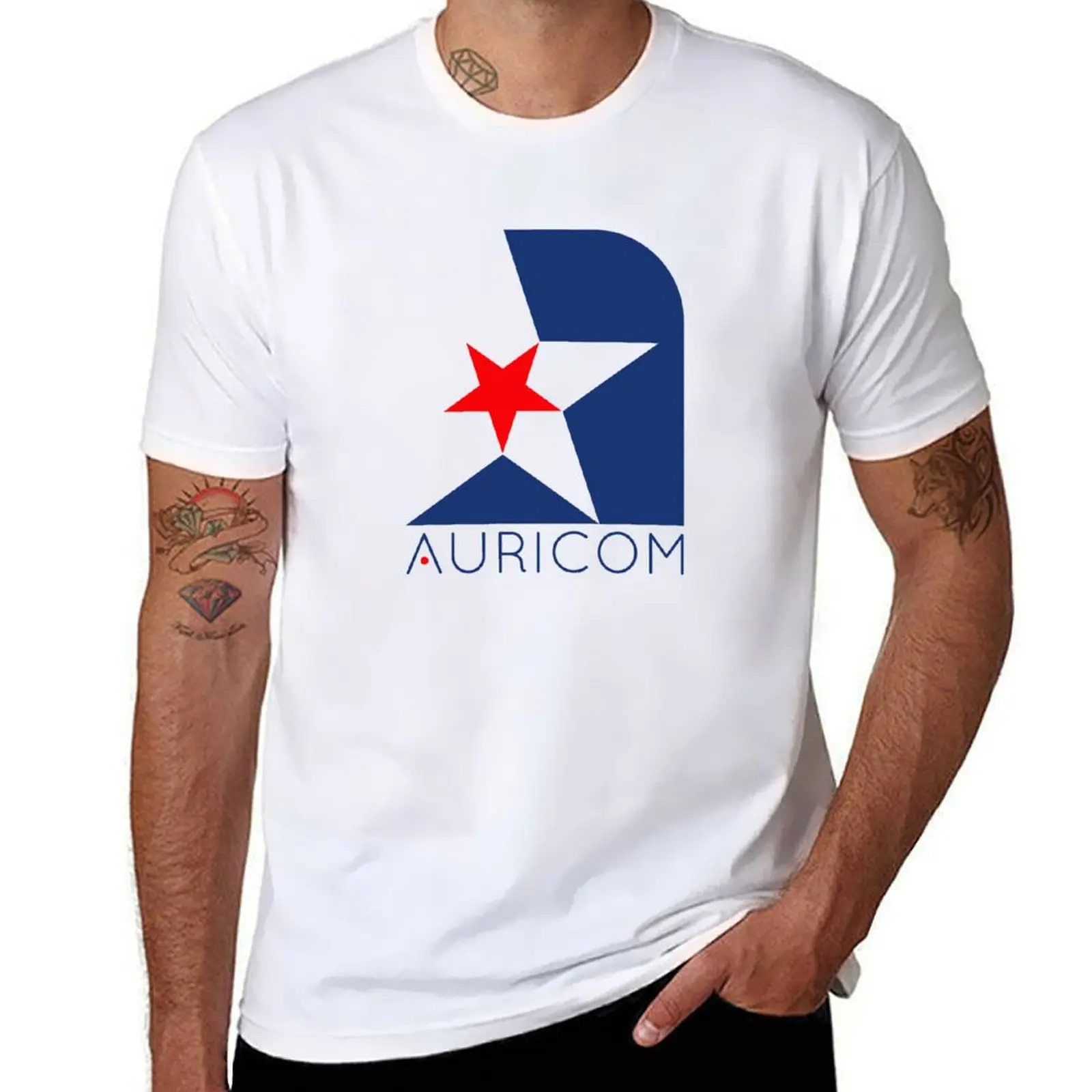 Wipeout - Aurocom logo T-Shirt t shirts for man graphic vintage t shirts for man cotton funny man t shirts graphic T-Shirt