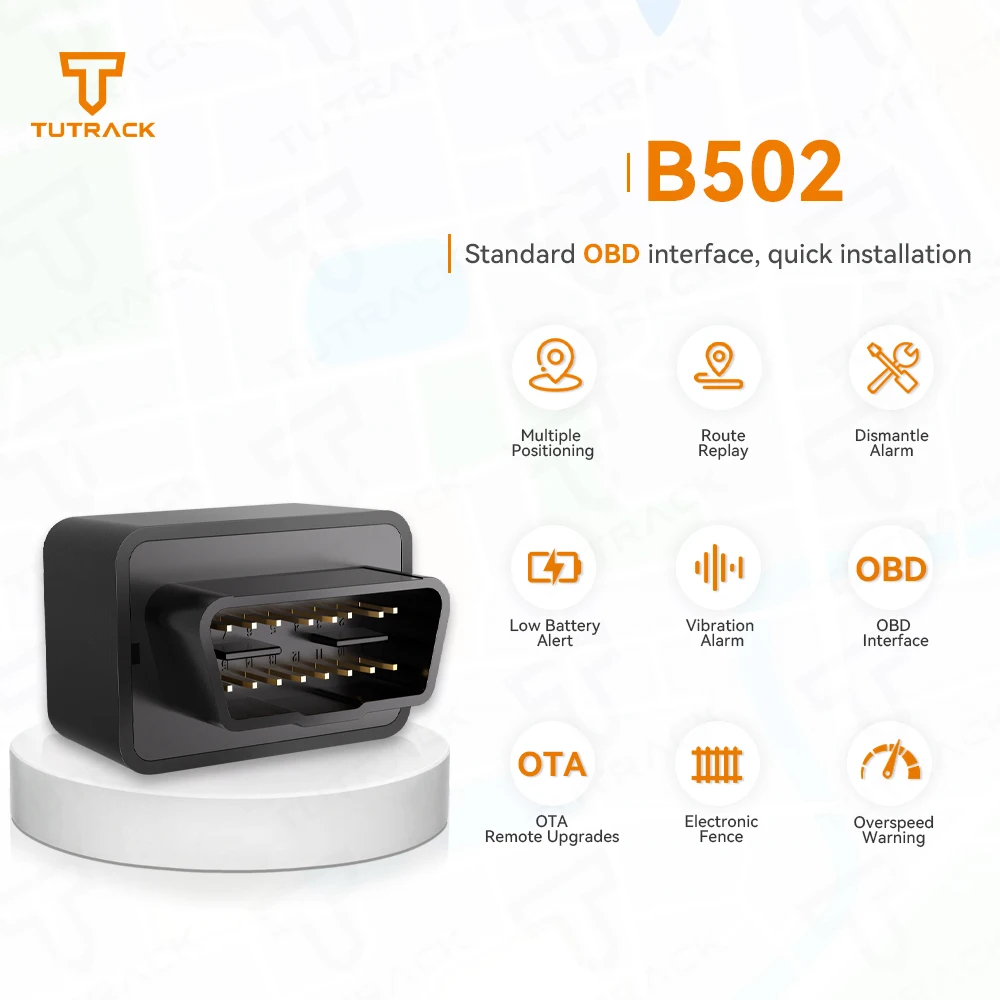 

Универсальный 4G OBD/OBD2 GPS-трекер для автомобилей без ежемесячной платы, программное обеспечение для управления автопарком, отслеживание через Google Maps для iOS, Android, ПК