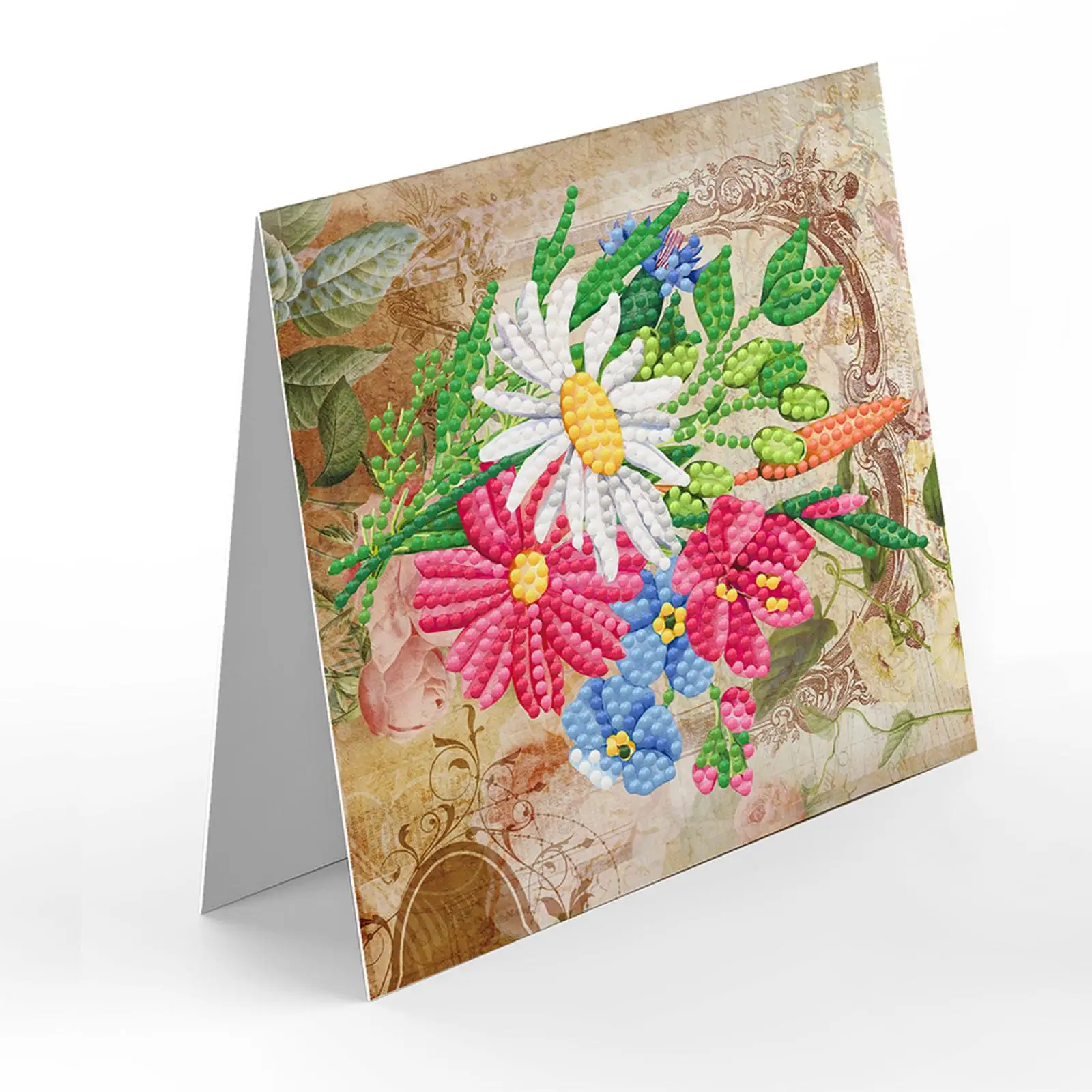 

8PCS DIY Diamond Painting Greeting Card Set Diamond Art Greeting Cards Diamond Art Handmade Cards for Festivals and Celebrations