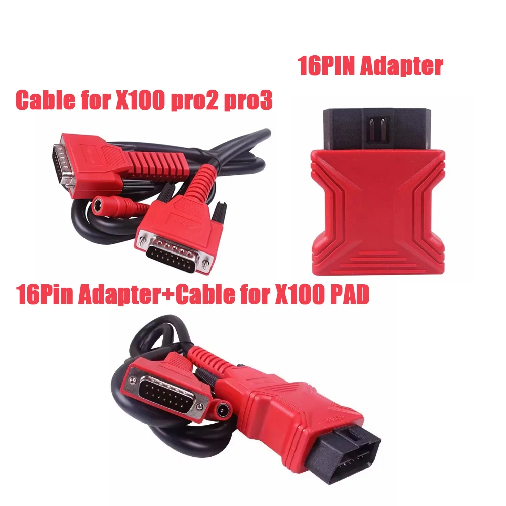 

XTOOL OBD2 Universal 16 PIN Adapter X100 Pro Main Cable For X100PADS/X100 PAD3/D7/D8/D9/IP616 Car Diagnostic Cable