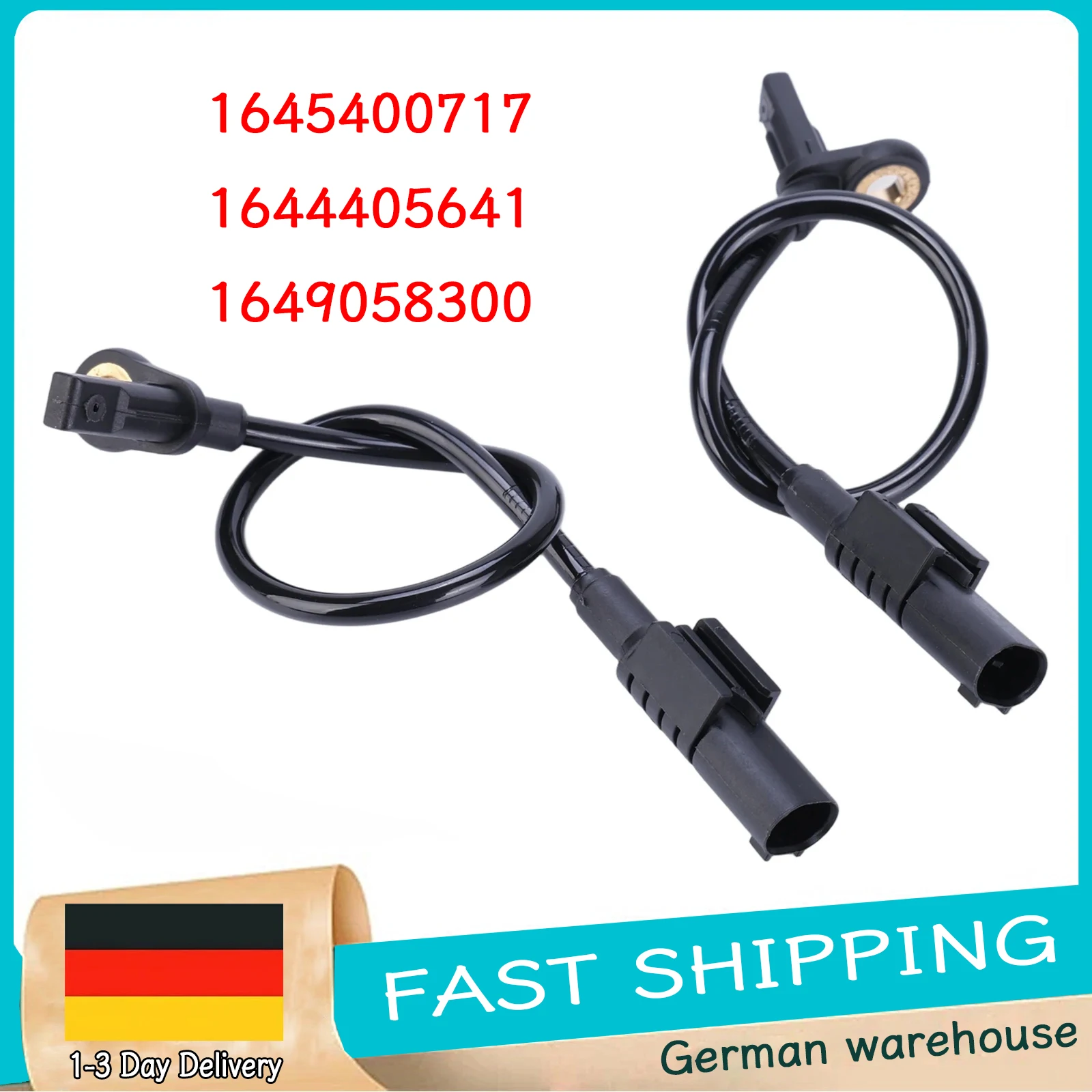 A1645400917 für Mercedes Benz W164 ML350 ML320 GL350 GL450 1645400717 1645400917 Vorderer und Hinterer ABS-Raddrehzahlsensor A1645400717