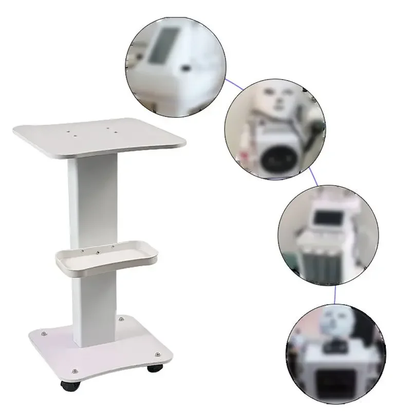 Beauty Salon Trolley Salon Instrument Shelf Base Use Pedestal Rolling Cart Wheel Aluminum Stand Personal Care Appliance Parts