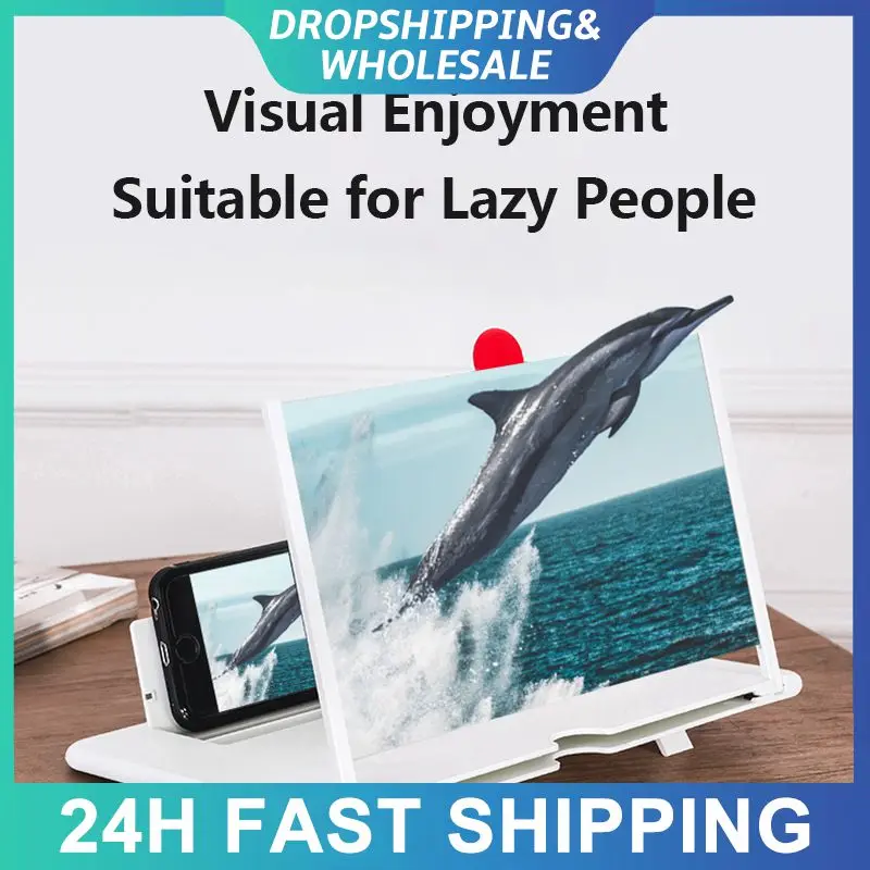 Amplifier Bracket Durable 3d Screen Creative Abs Screen Magnifier Mobile Accessories Mobile Phone Amplifier Stretching Stable