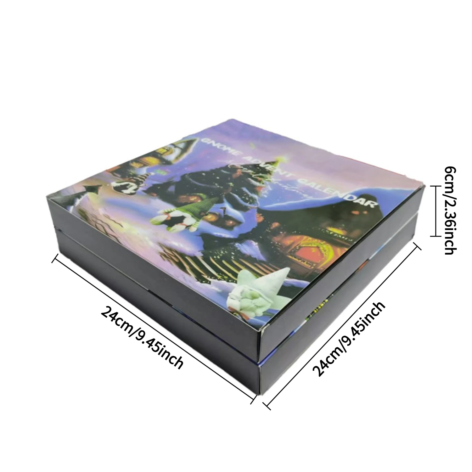 

1 Box Christmas Gnome Advent Calendar - A Countdown Calendar with Surprise Boxes, Ideal for Christmas Countdowns, Gift Exchanges