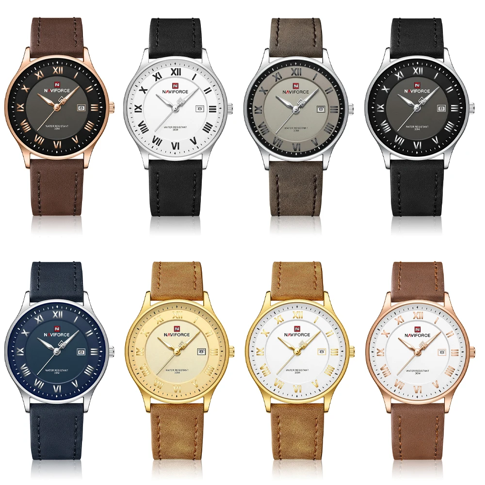 NAVIFORCE Luxury Square Watch for Woman Waterproof Luminous Ladies Watch TPU Strap Quartz Women's Watches Female Reloj view 5
