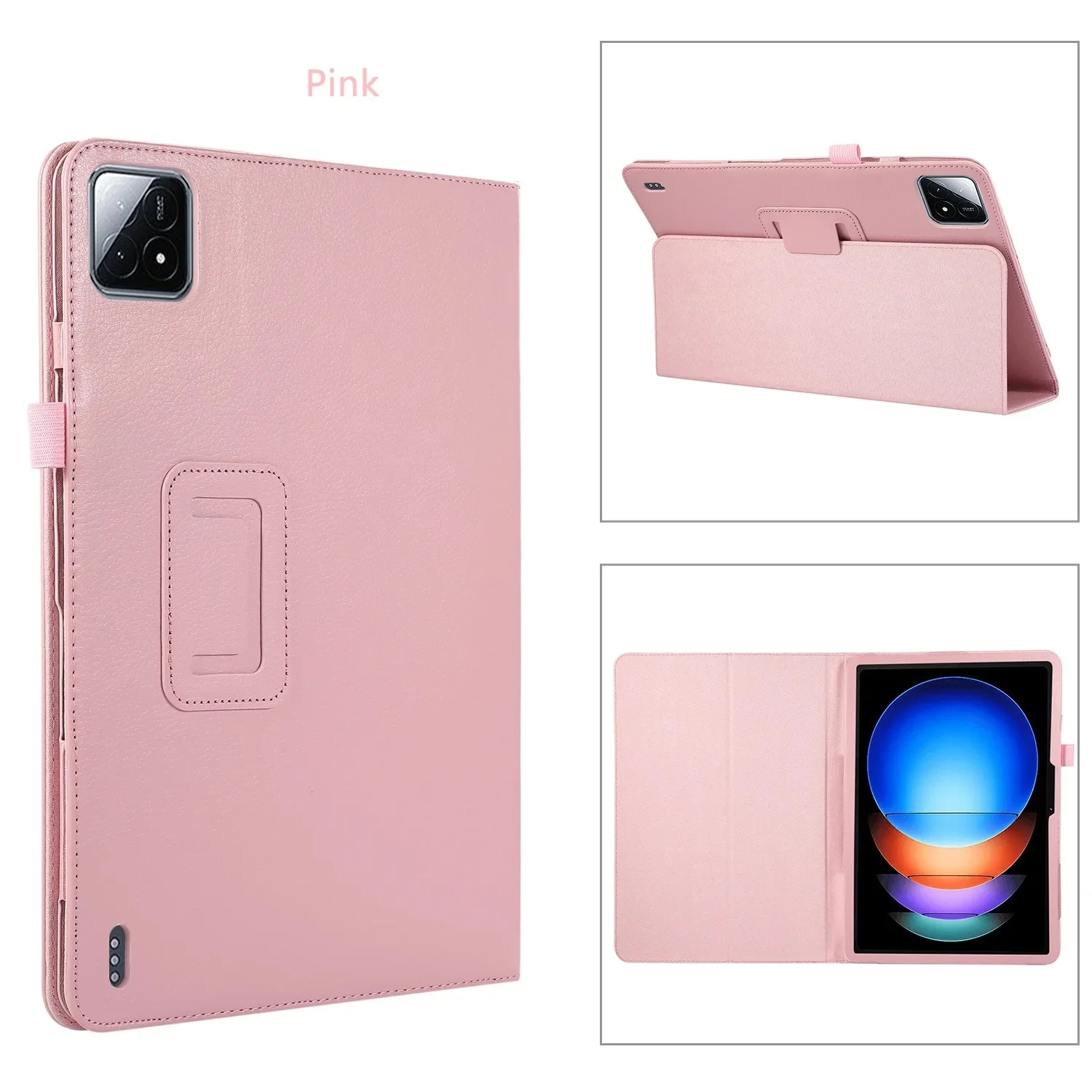 

Folio Flip Stand Holder For Xiaomi Mipad 7 Pro 2024 11.2inch PU Leather PC Shell Cover Tablet Protective Skin Case For Mipad6th