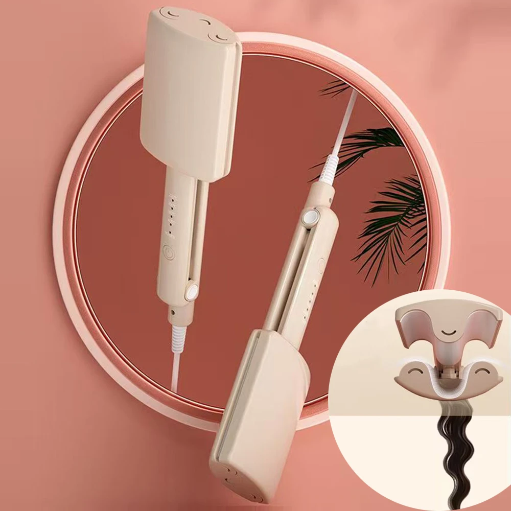 

Электрическая щипцы для завивки яиц с глубоким U-образным вырезом 26 мм, водная рябь, волнистый рулон, большой рулон, ленивая завивка, артефакт, пушистая пляжная щипцы для завивки