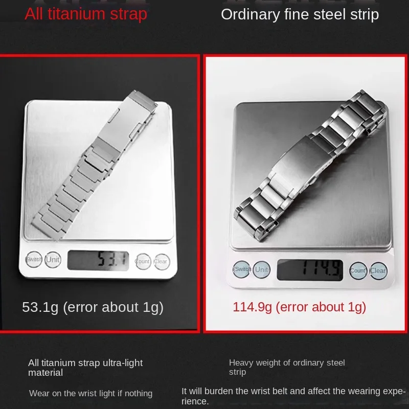 PRG 340 high-quality titanium watch strap for Casio Protrek 3513 PRG-340T/B/L/SC men's watchband PRG340 prg340 bracelet 23mm