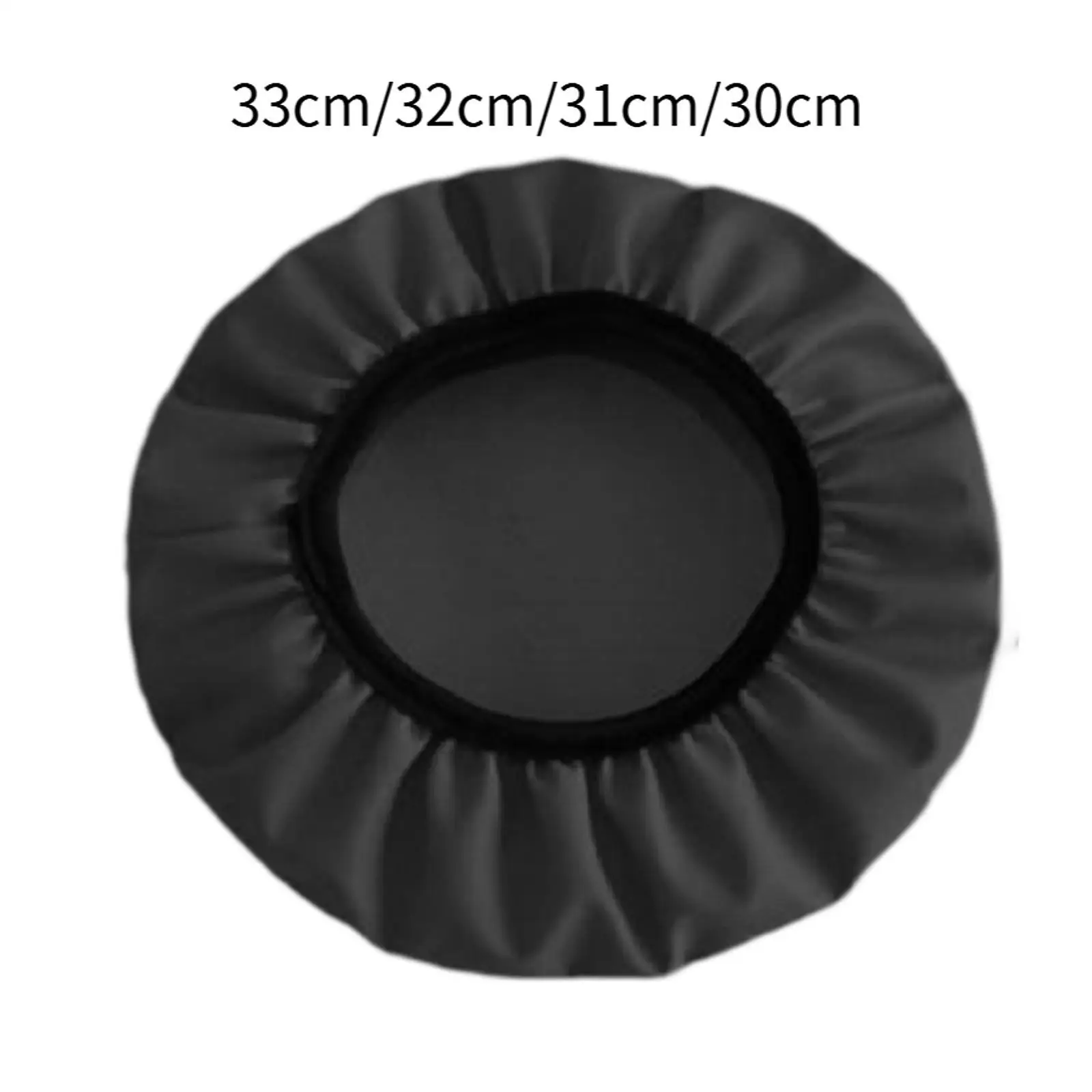 Round Stool Cover Elastic Bar Chair Slipcover Lightweight Easy Clean for Beauty Salon Home Decor - view 5