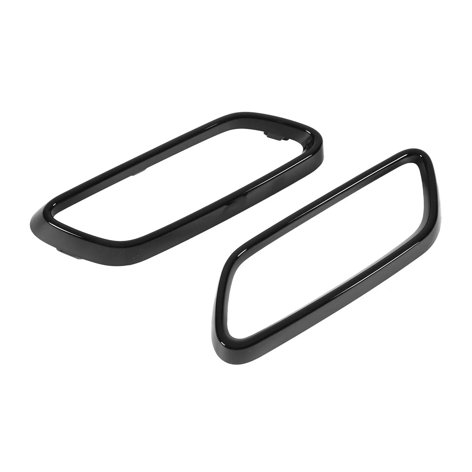 Exhaust Tip Cover Trims Bezel - Glossy Black, Replacement for Benz C‑Class W206 S206 AMG Line 2022 Onwards