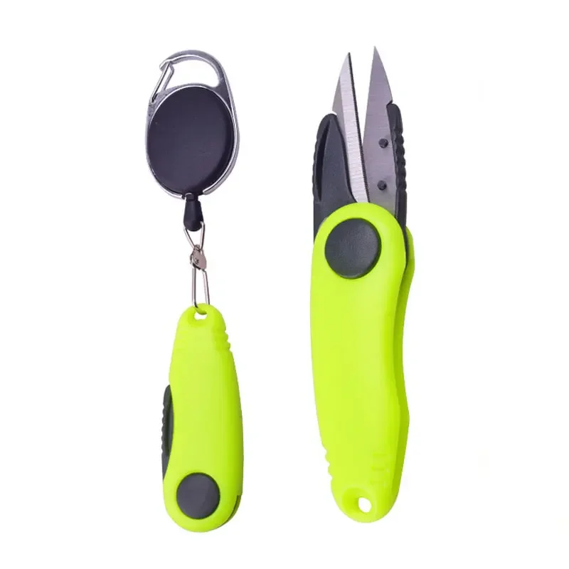 Fishing Quick Knot Tool Kit Shrimp-Shaped Stainless Steel Fish Use Scissors Accessories Fishing Line Cutter Clipper Nipper