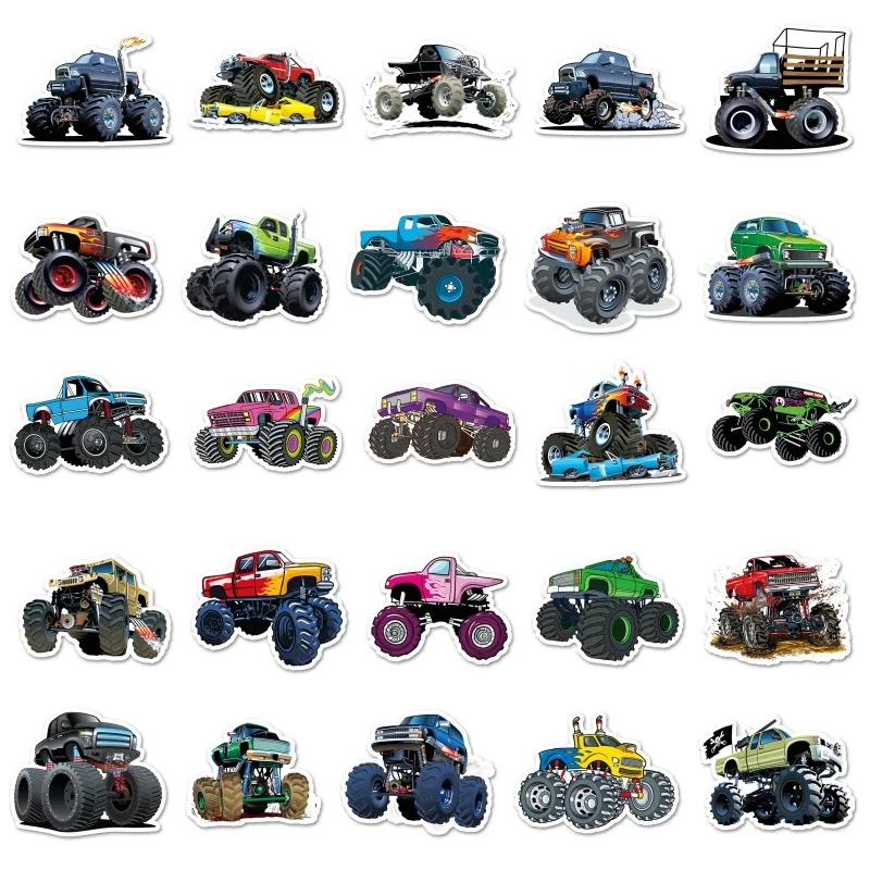 100 قطعة من ملصقات تزيين جرافيتي إبداعية لشاحنة كرتونية مخصصة #4