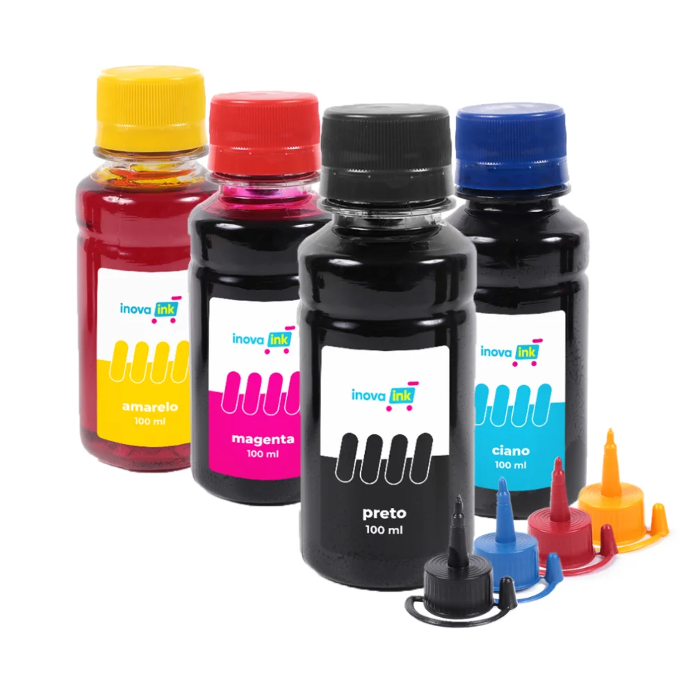 Kit 4 Paints Compatible Printer L14150 100ml Inova Ink