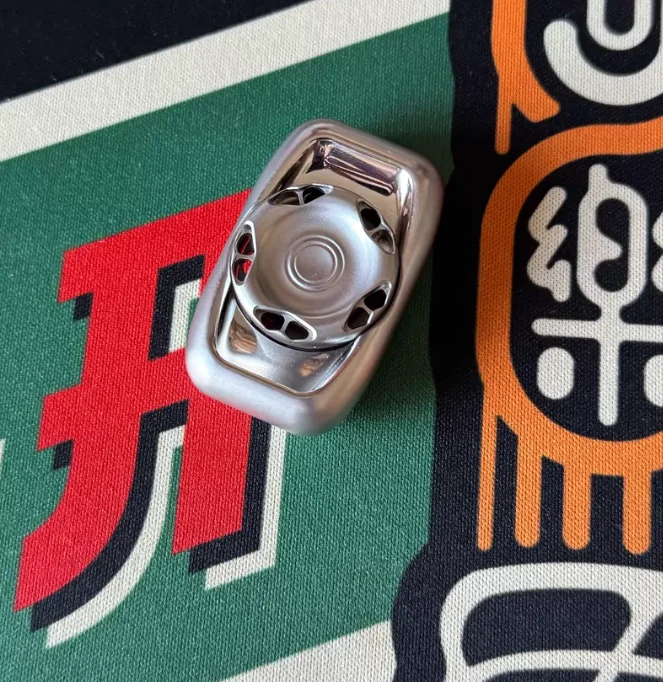 USED EDC Wanjie EDC Ark Gyro Stainless Steel Mirror Sand Material EDC Decompression Toy