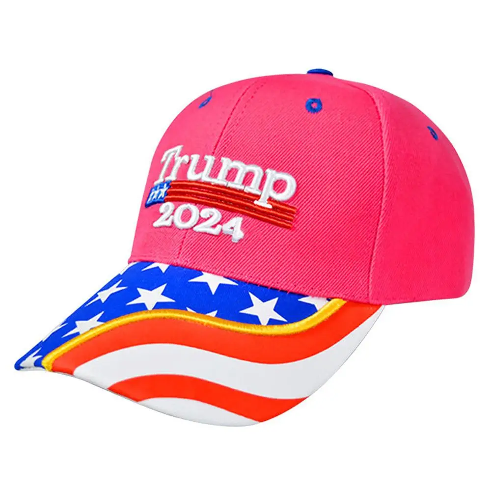 Outdoor Adjustable  Trump Supporters Hat US Flag Hats Trump 2024 Caps Baseball Cap