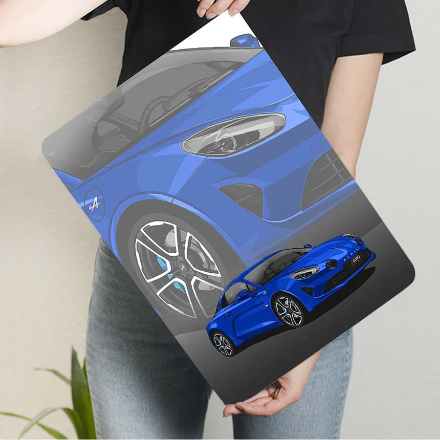 جبال الألب A110 سيارة رياضية معدنية جدار الفن اللوحة الحديد الزخرفية لعشاق السيارات #3