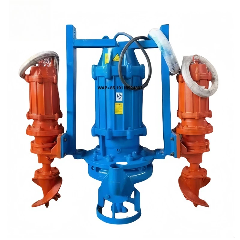High Chromium Alloy Wear-Resistant Slurry Pump Pond River Submersible Sewage Pump for Sand Slurry Transportation