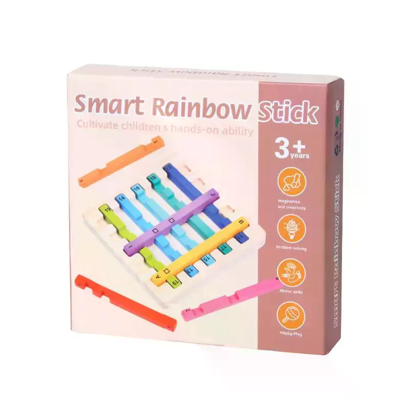 Bastoncini decimali colorati Sussidi didattici Montessori Apprendimento della matematica Puzzle Giocattoli per l'educazione della prima infanzia della scuola materna