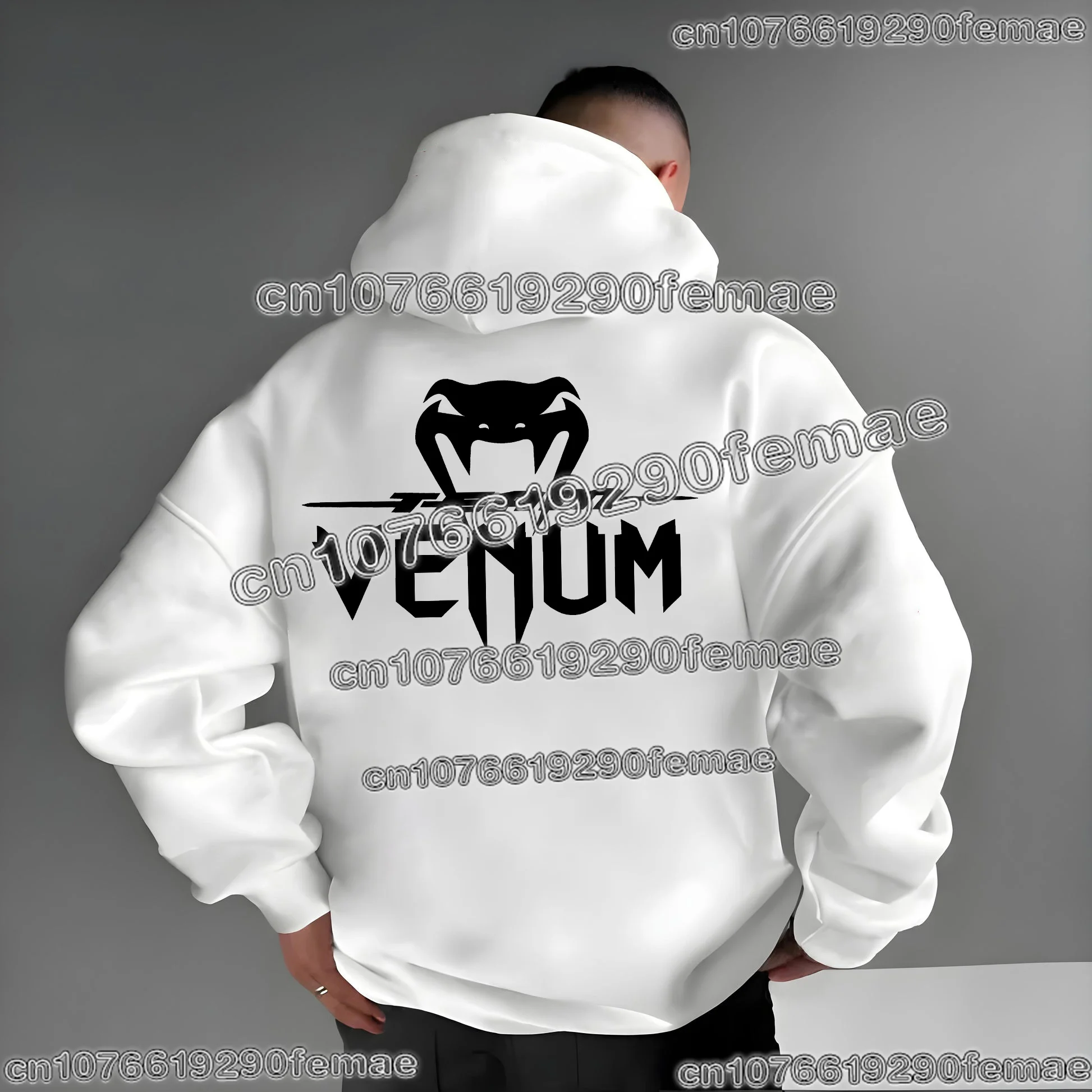 أحدث سترة بغطاء للرأس رياضية MMA لعام 2026، سترة كلاسيكية مريحة من القطن UFC لربيع وخريف وشتاء #3