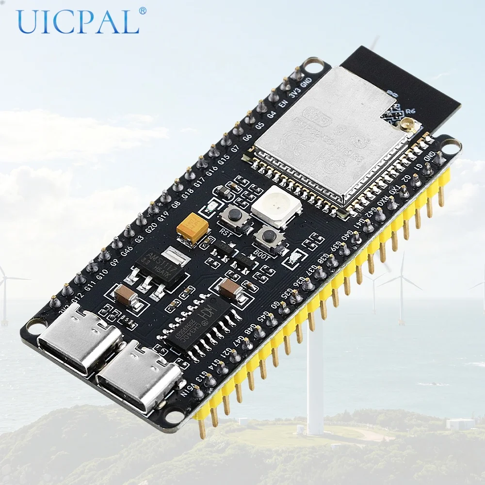 ESP32‑S3‑N16R8 Development Board Kit 16MB Flash 8MBPSRAM BT 2.4G Wifi Module With 2.8 Inch TFT LCD 42Pin CH340C Dual‑Core Type‑C