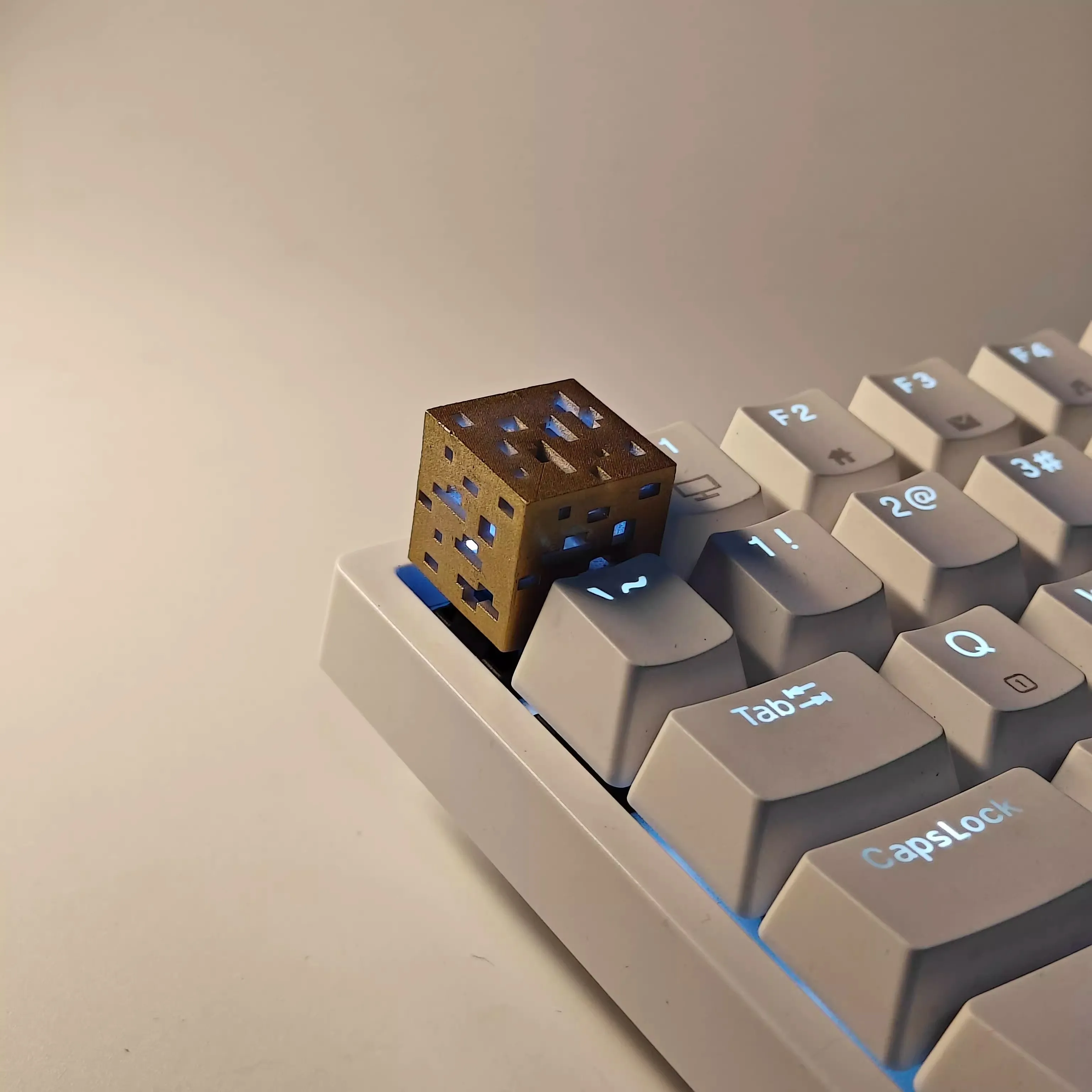 Retro Treasure Chest Keycaps Translucent 3D Resin Keyboard Caps Custom Gaming Handmade Key Caps for Mechanical Keyboard Gifts