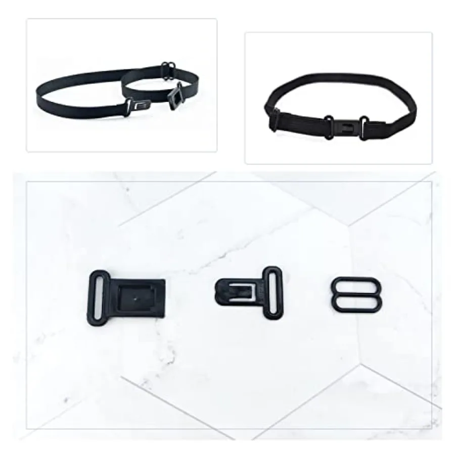 คลิปหนีบเนคไท 100 ชิ้น สำหรับทำสายรัดเสื้อกล้าม สายรัดเสื้อผ้า หัวเข็มขัดแบบกด ตัวล็อคแบบตะขอ อุปกรณ์เสริมแฟชั่นอเนกประสงค์สำหรับงาน DIY