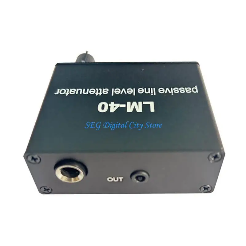 U75B Passive Attenuator Line Output Sound Card Speaker 3.5mm/6.5mm Output Low Levels Converter Microphone Mic Port